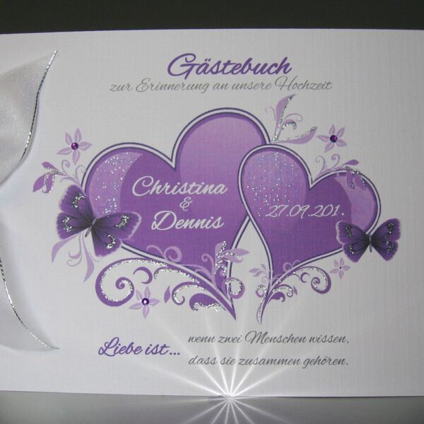 Gästebuch 10004 in 6 Farben, A5