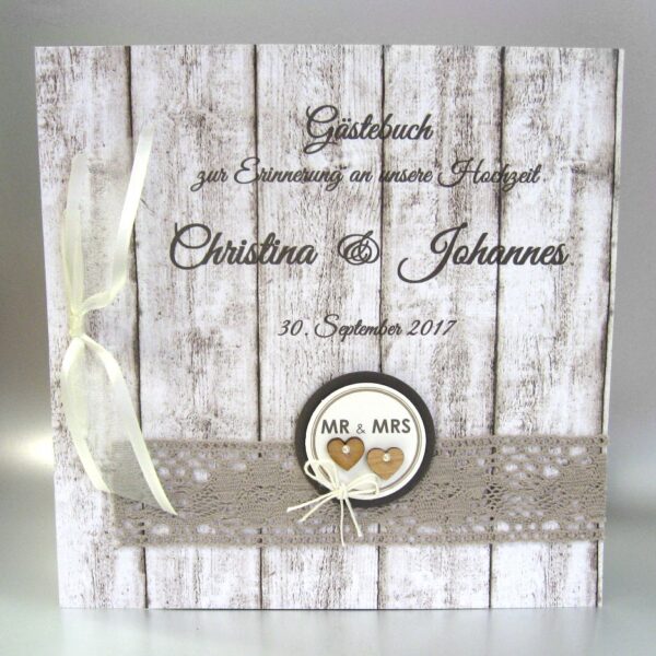 Gästebuch zur Hochzeit 11024 Mr & Mrs