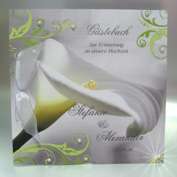 Gästebuch zur Hochzeit 11039 Calla