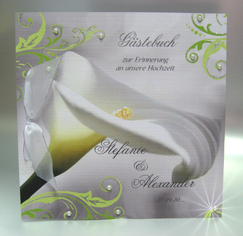 Gästebuch zur Hochzeit 11039 Calla