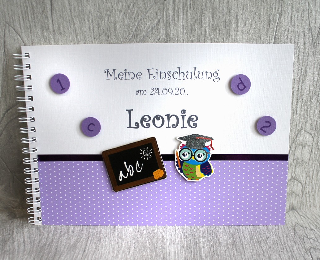 Gästebuch zur Einschulung 14026 in 2 Farben – Bild 2