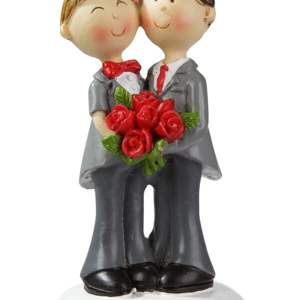 Hochzeitspaar Männer als Tortenfigur oder zur Deko 3870061