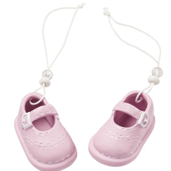 Babyschuhe Mädchen, Keramik, ideal als Deko 3870434