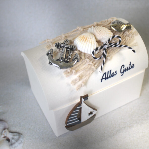Geldgeschenk zum Geburtstag "Maritim" mit Schiff zum kleinen Preis!! Design 521