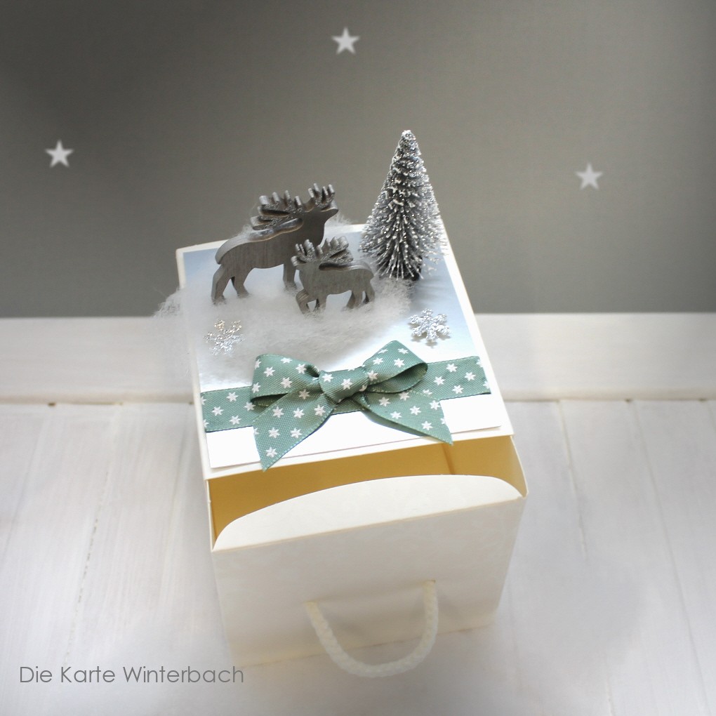 Geldgeschenk zu Weihnachten "die besondere Verpackung" incl. Weihnachtskärtchen Design 71009 – Bild 2