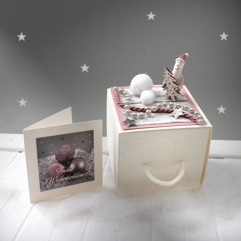Geldgeschenk zu Weihnachten "die besondere Verpackung" incl. Weihnachtskärtchen Design 71010