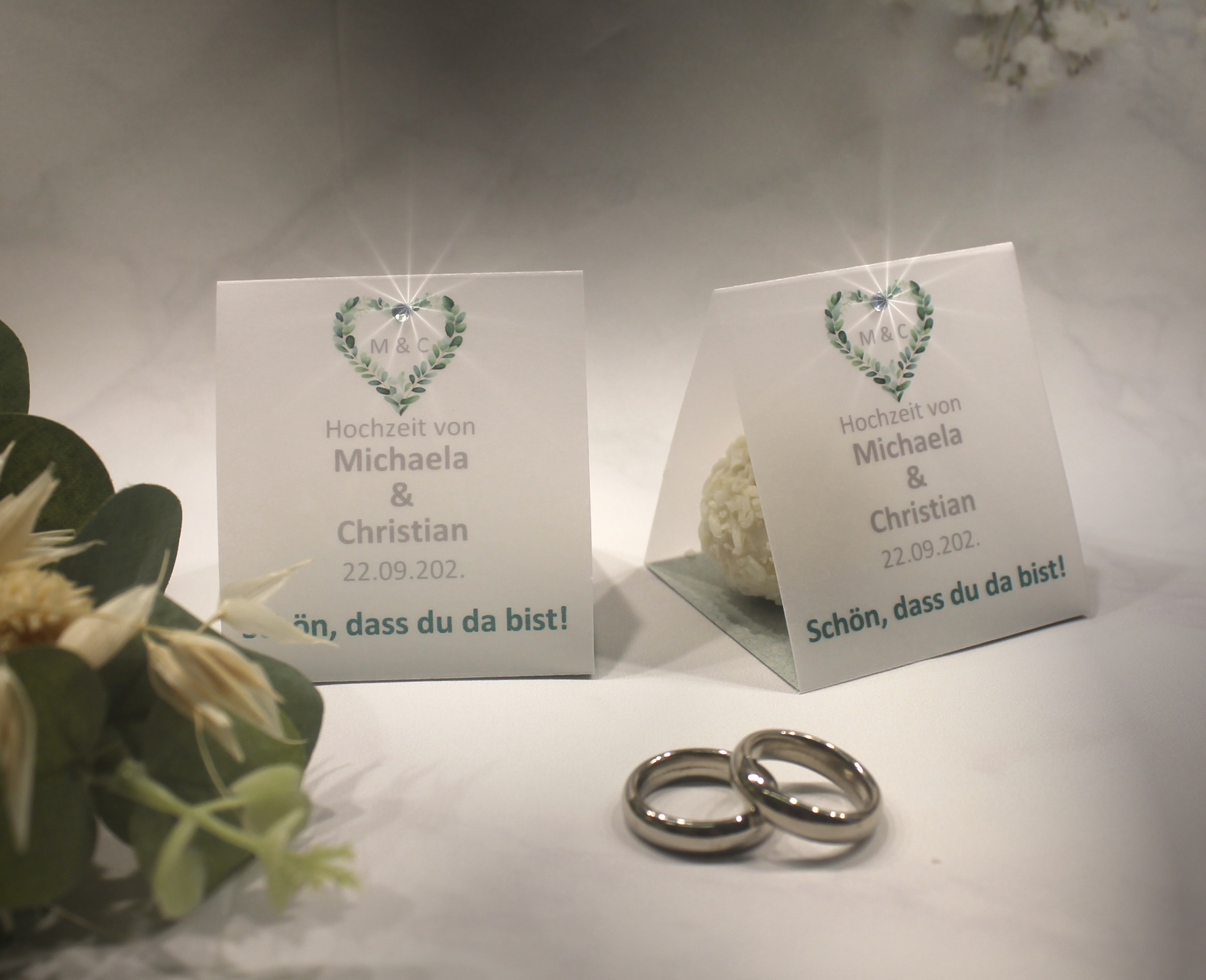 Gastgeschenk "Kleines GOODIE" zum Geburtstag, Schmetterling, Schön dass du da bist, zum kleinen Preis! Design 906 OHNE Rocher Kugeln!! – Bild 9