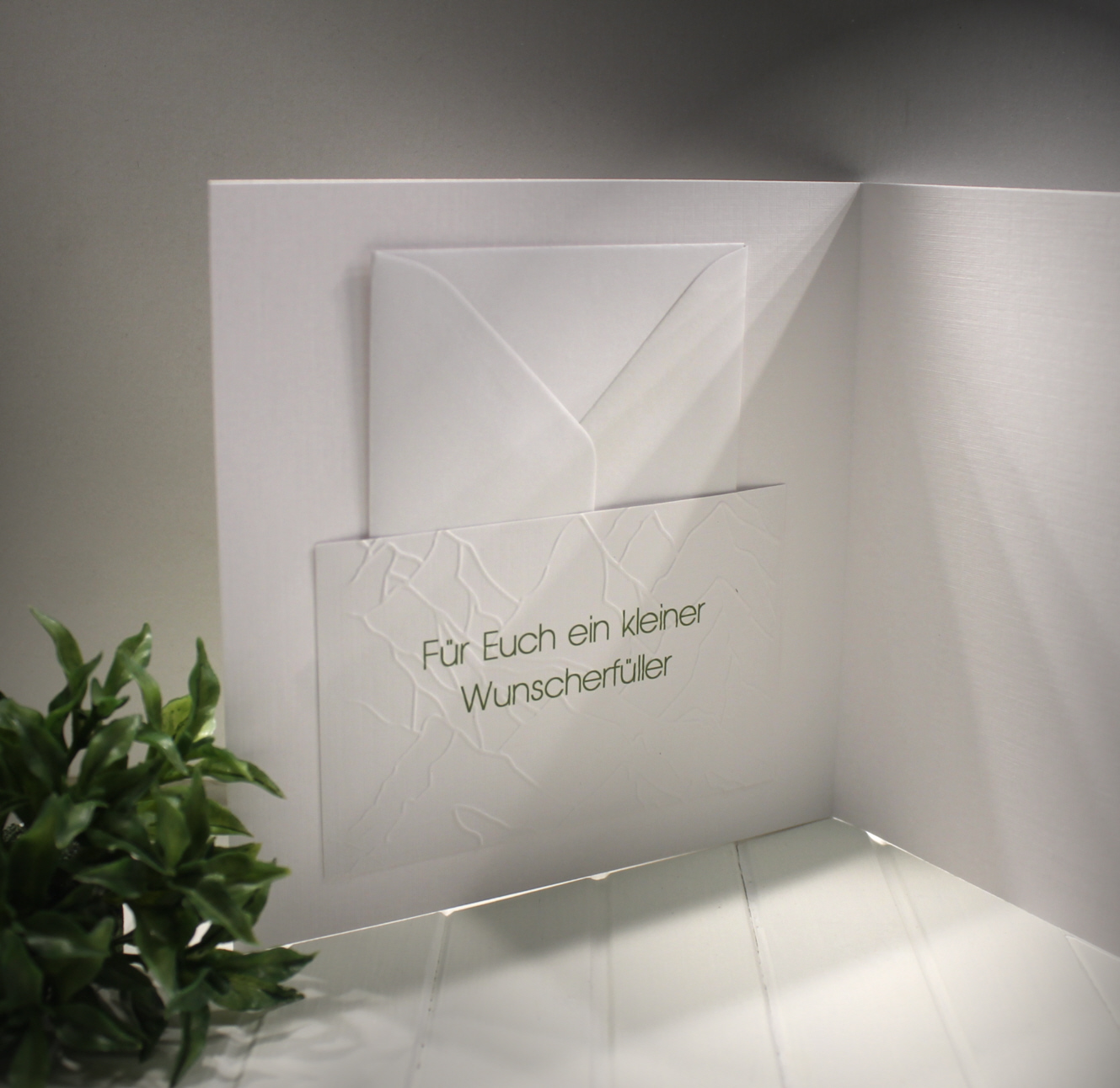 Glückwunschkarte zum Eigenheim, mit Personalisierung und auf Wunsch als Geldgeschenk Design 139 – Bild 2