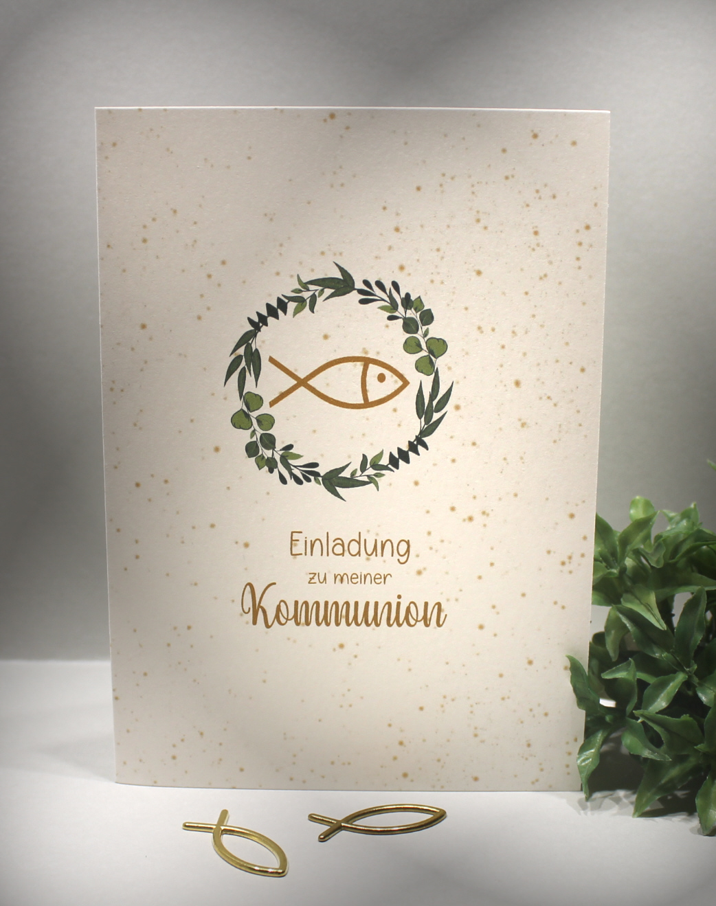 Einladungskarten 10 Stück mit "Blättern" zum Geburtstag incl. Umschlag & Einlegeblatt zum kleinen Preis! Design GE01 – Bild 33