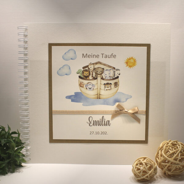 Gästebuch zur Taufe "Arche" zum kleinen Preis! Design TA05 GÄ