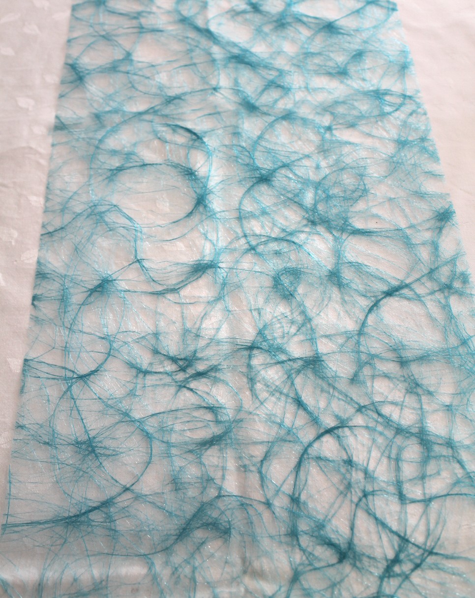 1 mtr. Sizoweb Tischband Türkis – stilvolle Tischdekoration