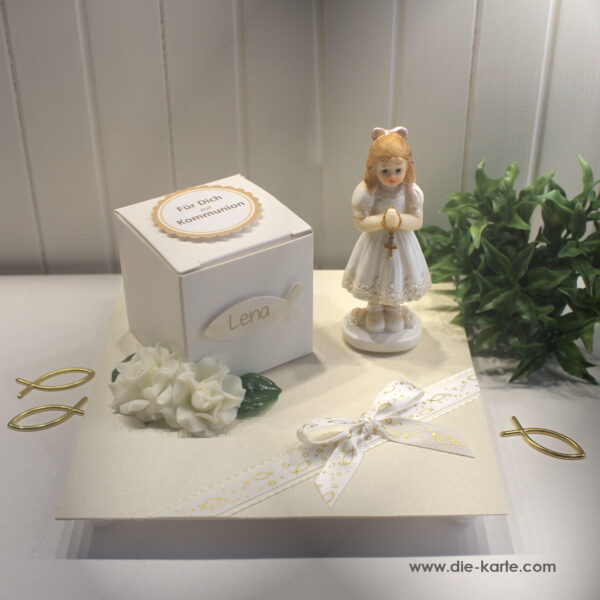Geldgeschenk zur Kommunion oder Firmung "Mädchen"zum kleinen Preis!! 70064