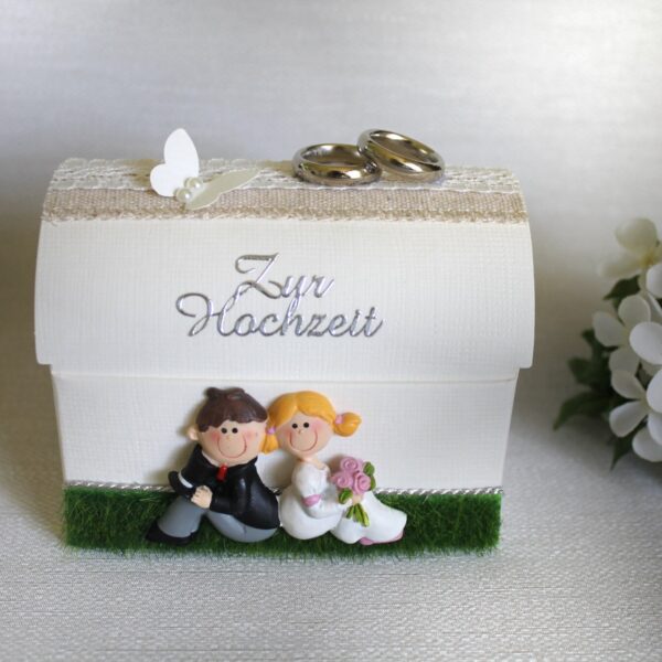 Geldgeschenk "Brautpaar auf der Wiese" zum kleinen Preis!! Design 516