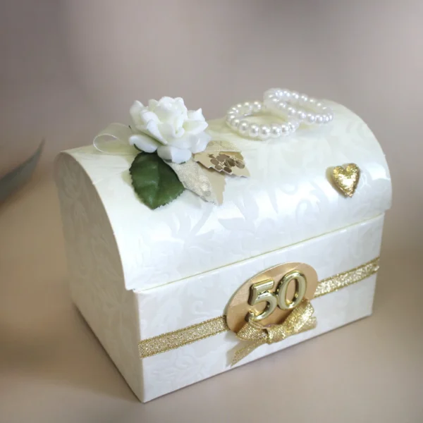 Geldgeschenk "Goldene Hochzeit " Paar im Auto zum kleinen Preis!! Design 518