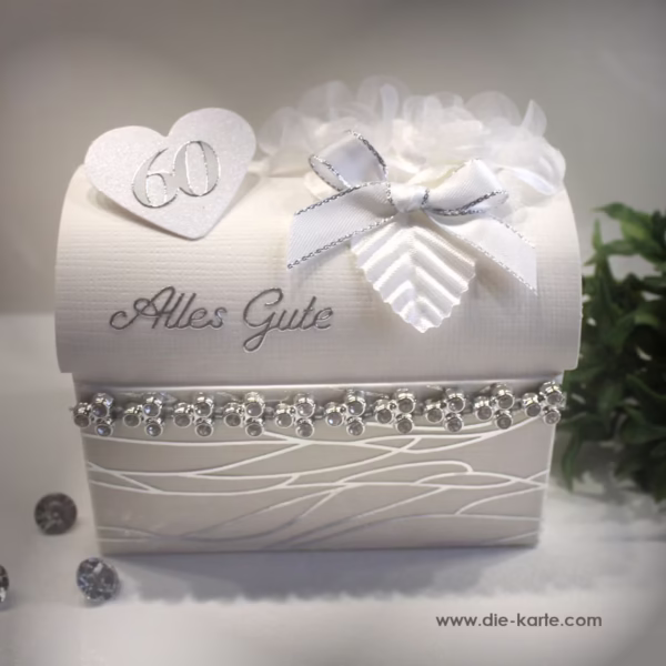Geldgeschenk zur "Diamant Hochzeit" zum kleinen Preis!! Design 524