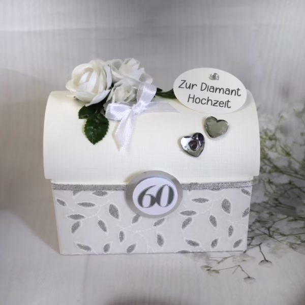 Geldgeschenk zur "Diamant Hochzeit" zum kleinen Preis!! Design 525
