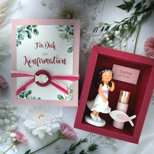 Geschenkschachtel zur Konfirmation – Handgefertigt & Exklusiv Design 70076