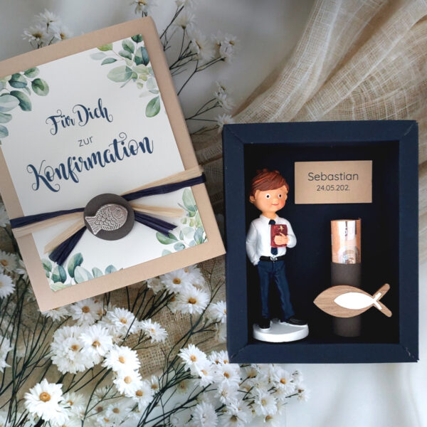 Geschenkschachtel zur Konfirmation – Handgefertigt & Exklusiv Design 70077
