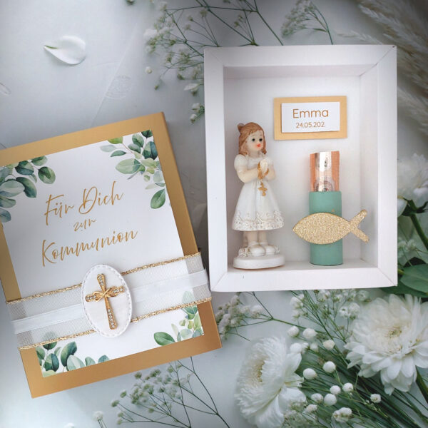 Geschenkschachtel zur Kommunion – Handgefertigt & Exklusiv Design 70078